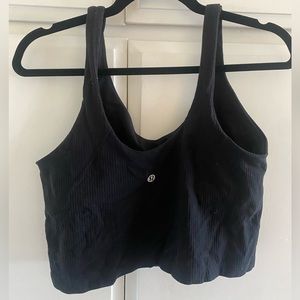 Lululemon align tank ribbed black